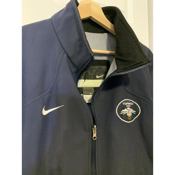 Torino 2006 NBC Staffers Winter Olympics Men’s Size XL NIKE Gray Jacket‎ Coat - Picture 1 of 9